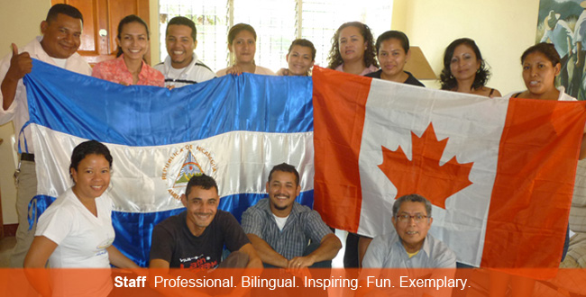 Staff – Compañeros uplifts and employs under favourable working conditions local, qualified, knowledgeable, skilled, committed Nicaraguans who exemplify the qualities and potential of the country.